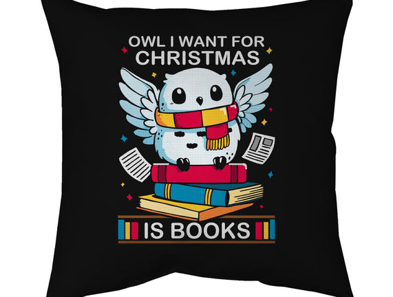 Owl I Want For Christmas Is Books