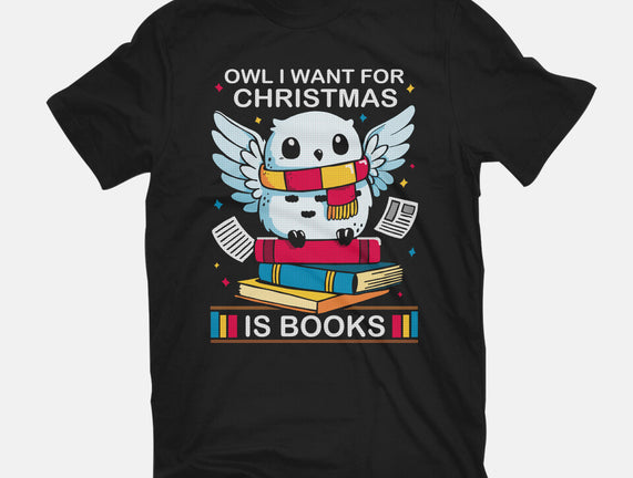 Owl I Want For Christmas Is Books