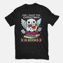 Owl I Want For Christmas Is Books-Mens-Basic-Tee-Vallina84