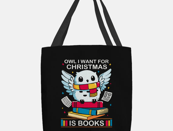 Owl I Want For Christmas Is Books