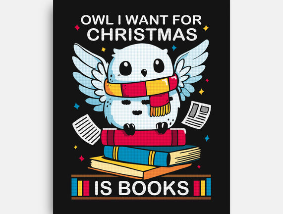 Owl I Want For Christmas Is Books