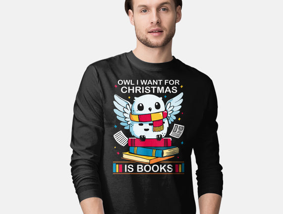 Owl I Want For Christmas Is Books