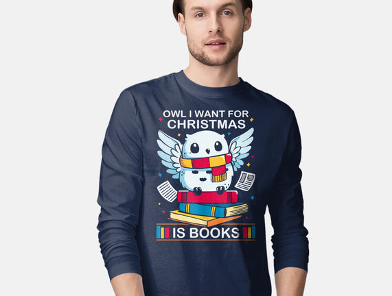 Owl I Want For Christmas Is Books