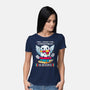 Owl I Want For Christmas Is Books-Womens-Basic-Tee-Vallina84