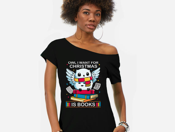 Owl I Want For Christmas Is Books