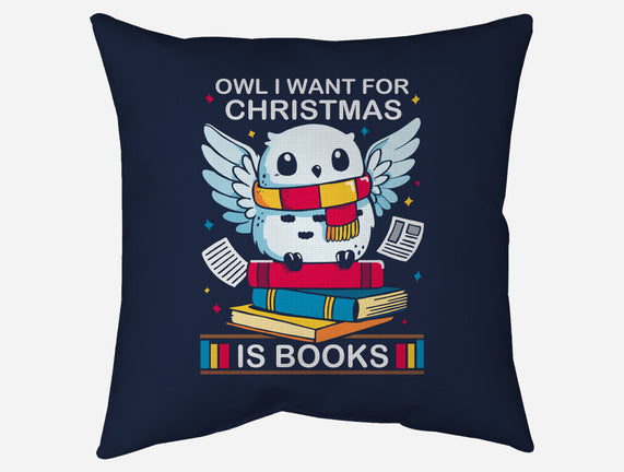 Owl I Want For Christmas Is Books