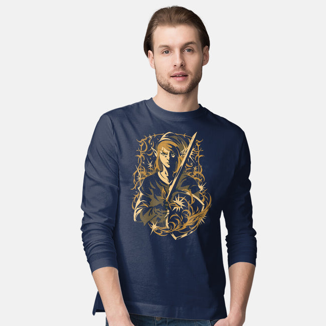 Hero Of Time-Mens-Long Sleeved-Tee-ilustrata