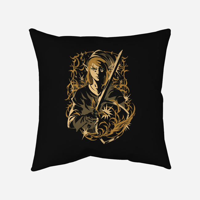 Hero Of Time-None-Removable Cover w Insert-Throw Pillow-ilustrata