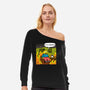 I'm In Danger-Womens-Off Shoulder-Sweatshirt-Barbadifuoco