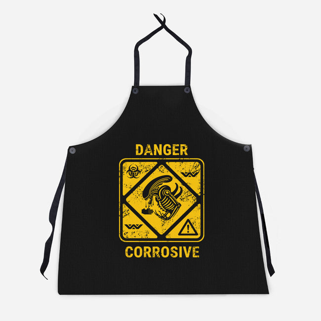 Danger Corrosive-Unisex-Kitchen-Apron-Dylon_G