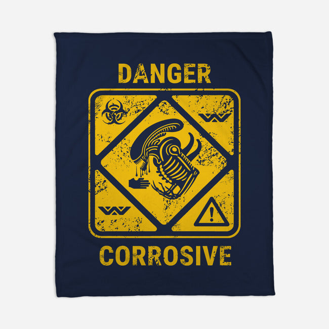 Danger Corrosive-None-Fleece-Blanket-Dylon_G