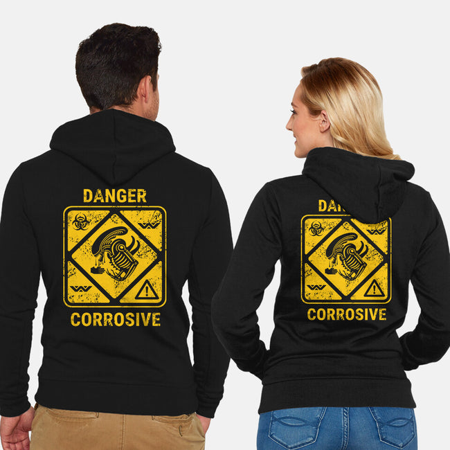 Danger Corrosive-Unisex-Zip-Up-Sweatshirt-Dylon_G