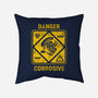 Danger Corrosive-None-Removable Cover w Insert-Throw Pillow-Dylon_G