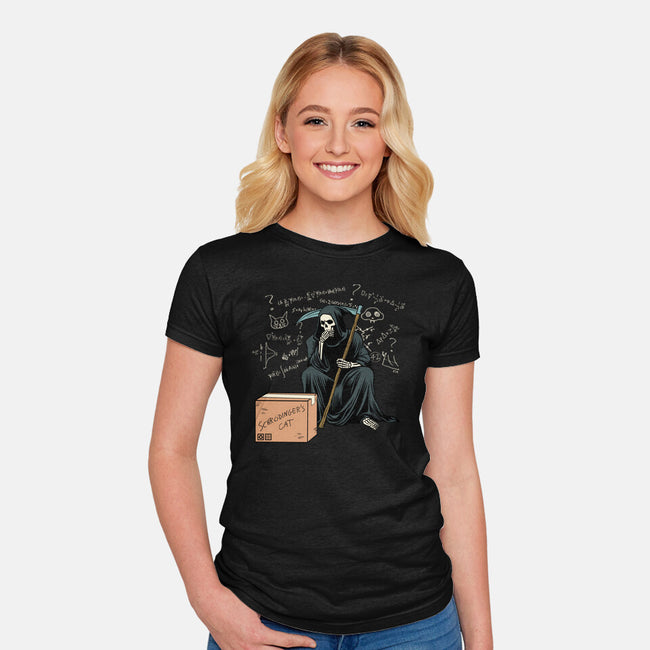 Uncertain Death Principle-Womens-Fitted-Tee-Dylon_G