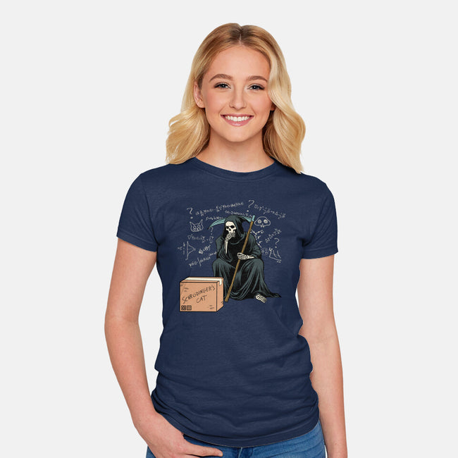 Uncertain Death Principle-Womens-Fitted-Tee-Dylon_G