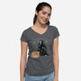 Uncertain Death Principle-Womens-V-Neck-Tee-Dylon_G