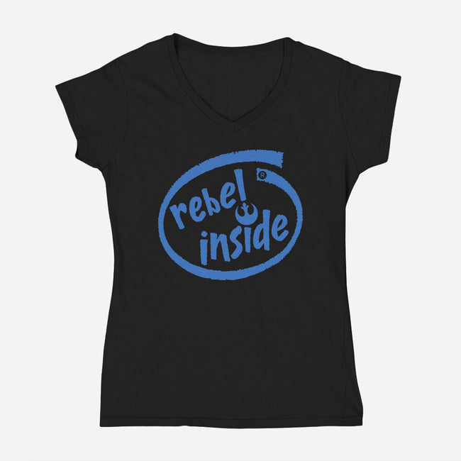 Rebel Inside-Womens-V-Neck-Tee-rocketman_art