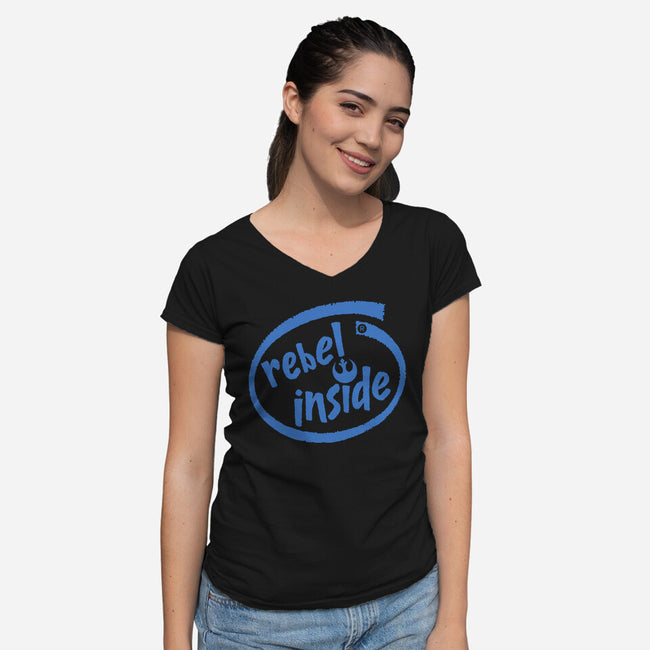 Rebel Inside-Womens-V-Neck-Tee-rocketman_art