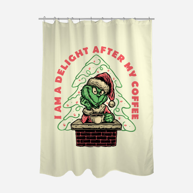 Delightful One-None-Polyester-Shower Curtain-glitchygorilla