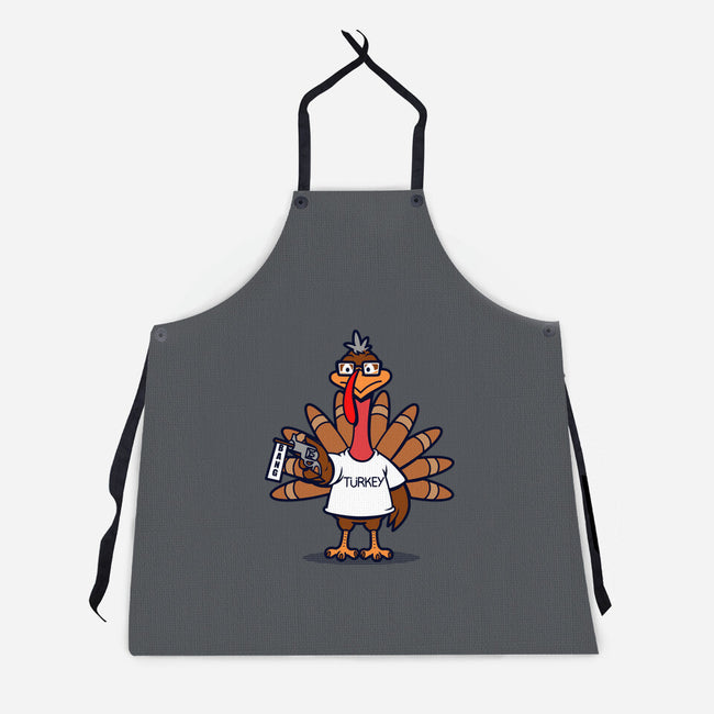 Turkey Shooter-Unisex-Kitchen-Apron-Boggs Nicolas