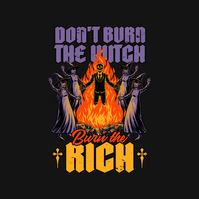 Witches Burn Riches-Womens-Basic-Tee-Studio Mootant