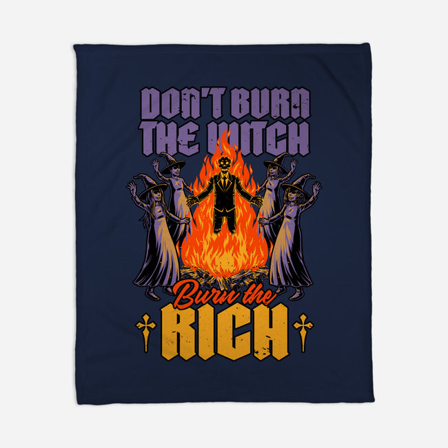 Witches Burn Riches-None-Fleece-Blanket-Studio Mootant