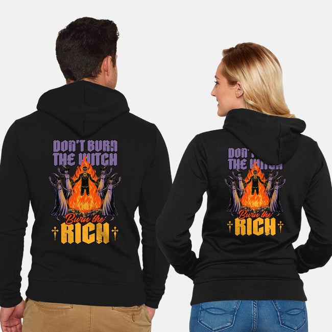 Witches Burn Riches-Unisex-Zip-Up-Sweatshirt-Studio Mootant