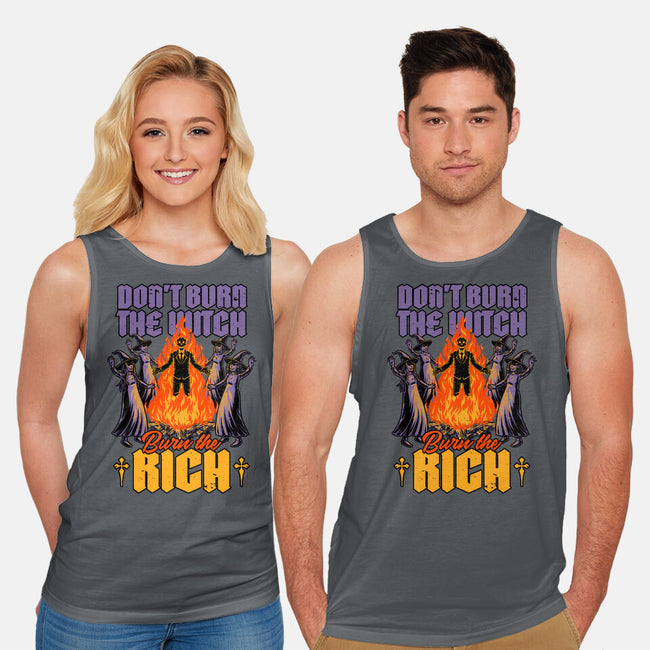 Witches Burn Riches-Unisex-Basic-Tank-Studio Mootant