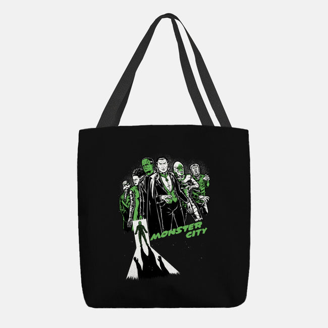 Monster City-None-Basic Tote-Bag-Studio Mootant