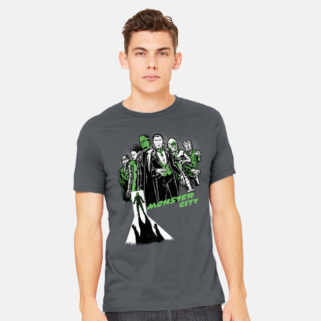 Monster City-Mens-Heavyweight-Tee-Studio Mootant