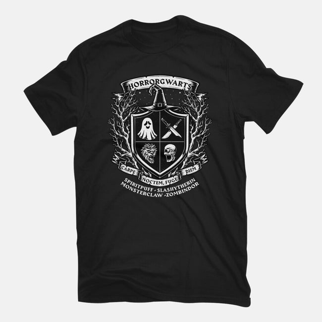 Horror Magic School-Mens-Heavyweight-Tee-Studio Mootant