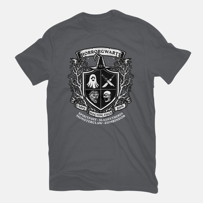 Horror Magic School-Mens-Heavyweight-Tee-Studio Mootant