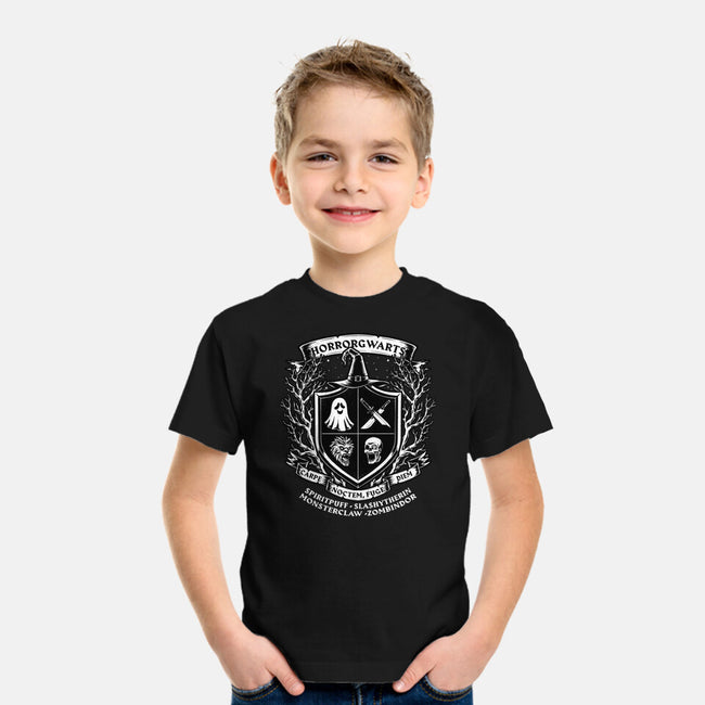 Horror Magic School-Youth-Basic-Tee-Studio Mootant