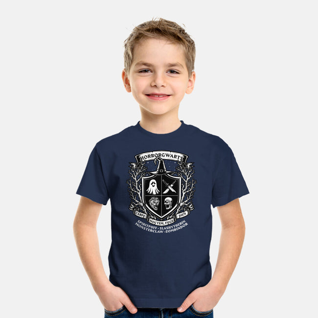 Horror Magic School-Youth-Basic-Tee-Studio Mootant