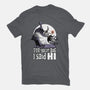 Ghost Animation Dog-Unisex-Basic-Tee-Studio Mootant