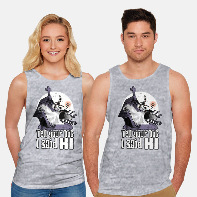 Ghost Animation Dog-Unisex-Basic-Tank-Studio Mootant