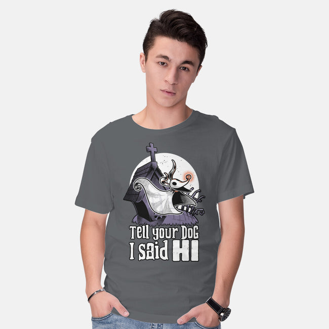 Ghost Animation Dog-Mens-Basic-Tee-Studio Mootant