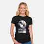 Ghost Animation Dog-Womens-Fitted-Tee-Studio Mootant