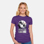 Ghost Animation Dog-Womens-Fitted-Tee-Studio Mootant