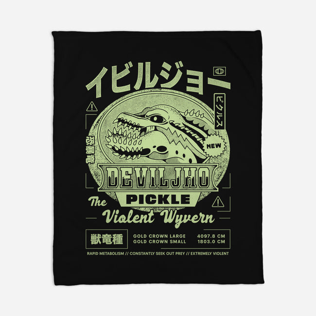 Deviljho Pickle Grunge-None-Fleece-Blanket-LAGELANTEE