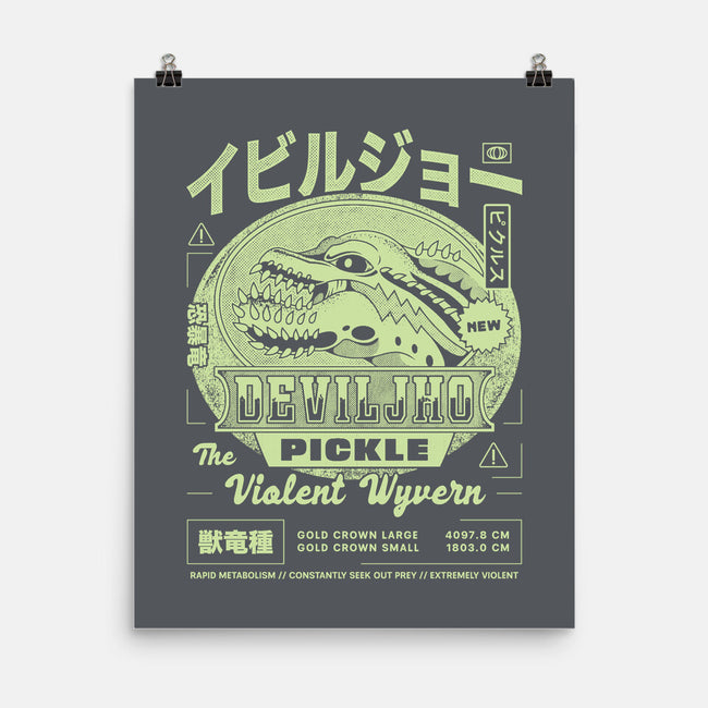 Deviljho Pickle Grunge-None-Matte-Poster-LAGELANTEE