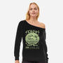 Deviljho Pickle Grunge-Womens-Off Shoulder-Sweatshirt-LAGELANTEE