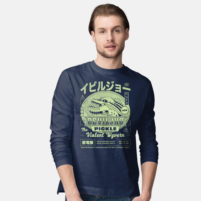 Deviljho Pickle Grunge-Mens-Long Sleeved-Tee-LAGELANTEE