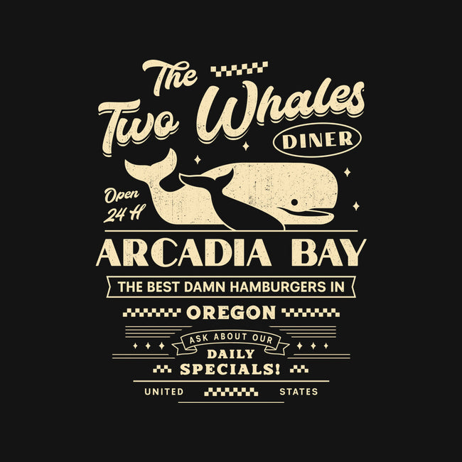 The Two Whales Diner Emblem-Unisex-Kitchen-Apron-LAGELANTEE