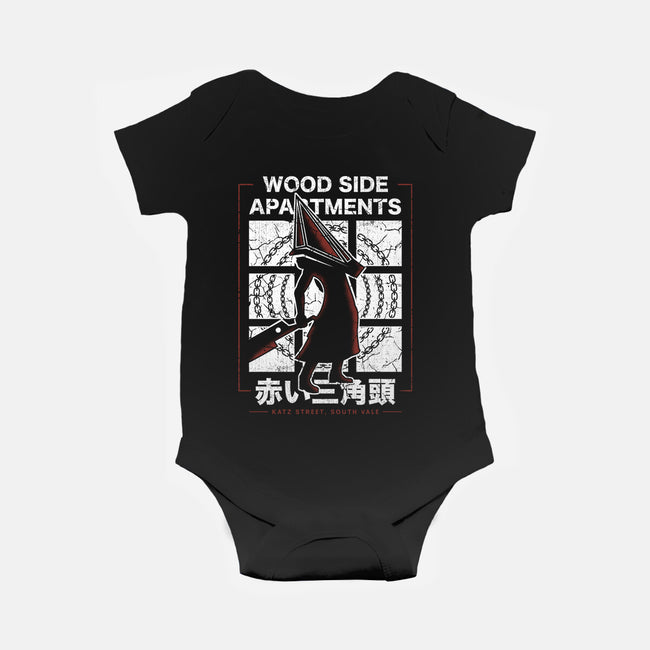 Wood Side Apartments Monster-Baby-Basic-Onesie-LAGELANTEE