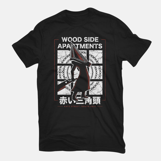 Wood Side Apartments Monster-Unisex-Basic-Tee-LAGELANTEE