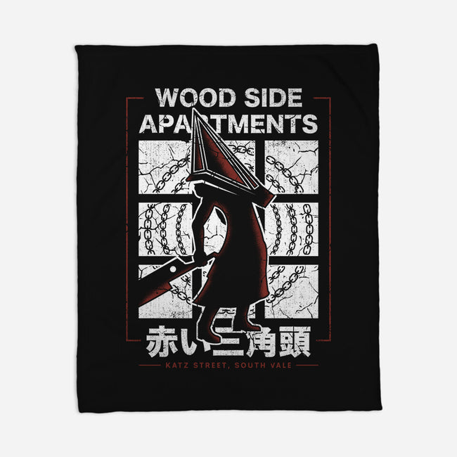 Wood Side Apartments Monster-None-Fleece-Blanket-LAGELANTEE