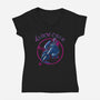 Alien Crue-Womens-V-Neck-Tee-Samuel