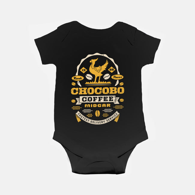 Chocobo Coffee Grunge-Baby-Basic-Onesie-LAGELANTEE