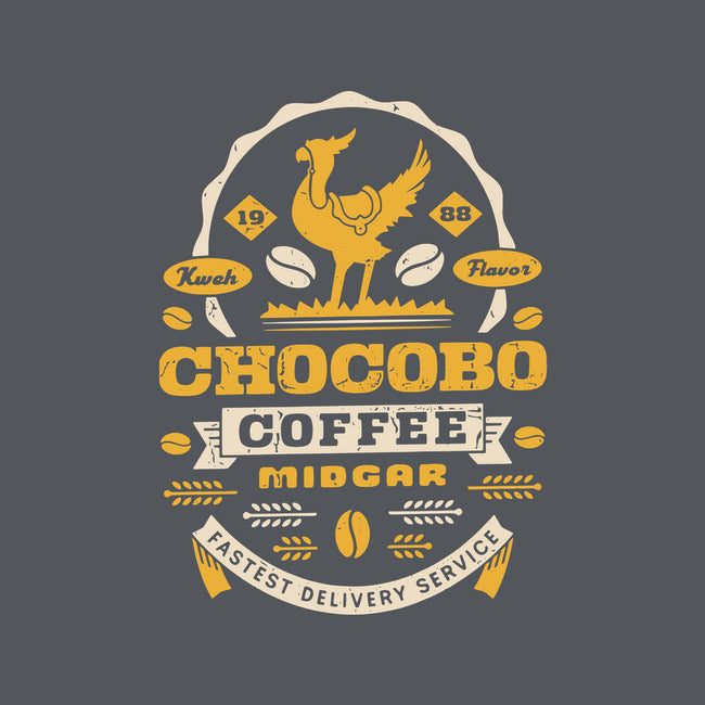 Chocobo Coffee Grunge-Womens-Basic-Tee-LAGELANTEE